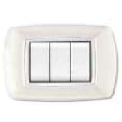 Placca Mylife 3 Moduli Bianco ( ELETTROCANALI cod. ECL2983WH )