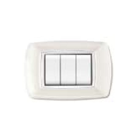 Placca Mylife 3 Moduli Bianco ( ELETTROCANALI cod. ECL2983WH )