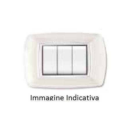 Placca Mylife 4 Moduli Bianco ( ELETTROCANALI cod. ECL2984WH )