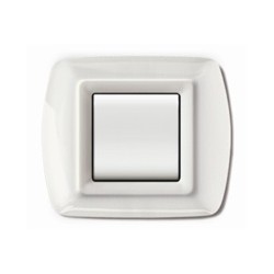 Placca Mylife 2 Moduli Bianco ( ELETTROCANALI cod. ECL2982WH )