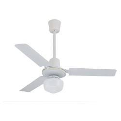 Vent.Da Soff.3 Pale D.90 Bianco C/Lampada ( WESTIM cod. ZFS8093 )