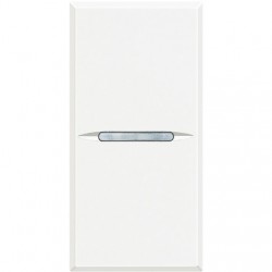 Axolute - Pulsante 1P No 10A Bianco ( BTICINO cod. HD4005 )