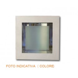 Faro Inc. D.165 2Xe27 S/Lamp.Cromo Quad. ( LAMPO cod. MINIHALLSQ/CR )