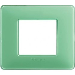 Matix - Placca 2P Colors Te Verde ( BTICINO cod. AM4802CVC )