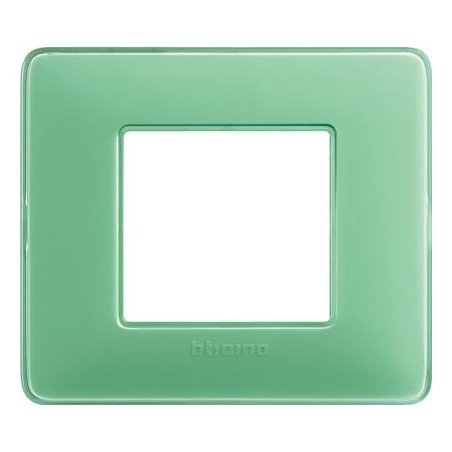 Matix - Placca 2P Colors Te Verde ( BTICINO cod. AM4802CVC )