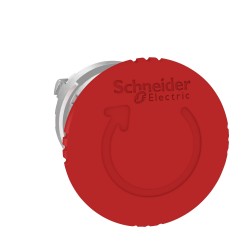 Testa Pulsante A Fungo Rosso Emergenza ( SCHNEIDER cod. ZB4BS844 )