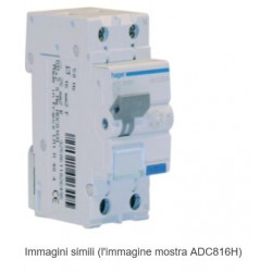 Interruttore Diff Magn 1Pn 30Ma Ac 6A 6Ka C 2M ( HAGER cod. ADC906H )