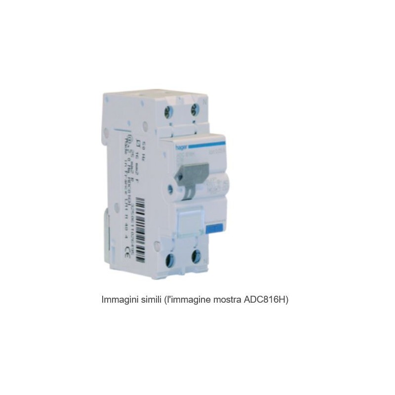 Interruttore Diff Magn 1Pn 30Ma Ac 25A 6Kac 2M ( HAGER cod. ADC925H )