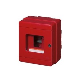 Centralino Emergenza Ip56 Rosso 4 Mod. ( ELETTROCANALI cod. EC64004 )