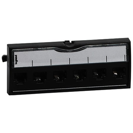 Pannello Btnet - 6Rj45 Toolless Utp Cat 5E  ( BTICINO cod. C9079PC5E )