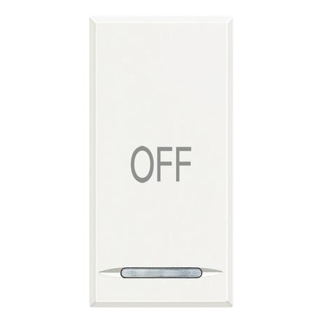 Axolute - Copritasto Off Bianco ( BTICINO cod. HD4915AA )