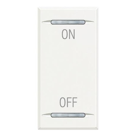 Axolute - Copritasto On Off Bianco ( BTICINO cod. HD4911AG )