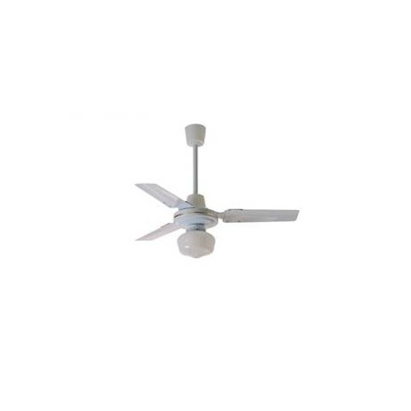 Ventilatore Da Soff.3 Pale D.120 Bianco C/Lampada ( WESTIM cod. ZFS8123 )