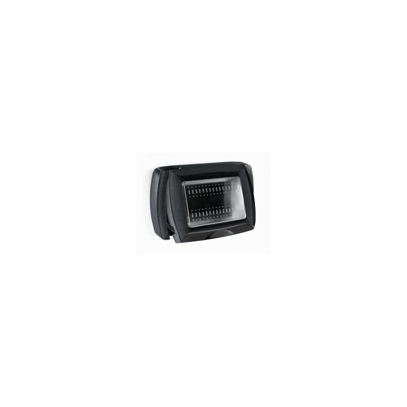 Placca Autoportante Ip55 3Mod.Mylife Nero ( ELETTROCANALI cod. ECL4611N )