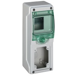 Miniquadro Ip65 Kaedra 4M.2Prese Inc. ( SCHNEIDER cod. 10361 )