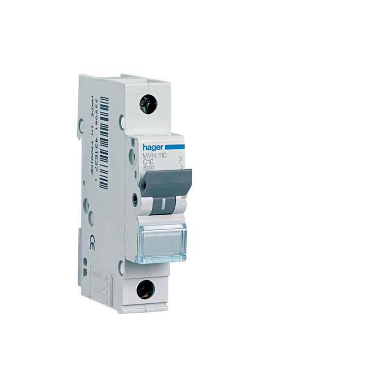 Interr. Autom.1P 6A 4.5Ka C 1M ( HAGER cod. MYN106 )