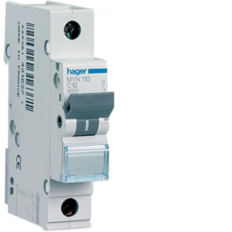 Interr. Autom.1P 6A 4.5Ka C 1M ( HAGER cod. MYN106 )