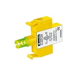 Portalampada Led Bianco 18/30Vca/Cc ( LOVATO cod. 8LM2TLB8 )