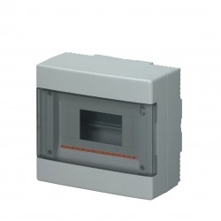 Centralina Parete Ip40 Portella Trasp.8 Moduli ( ELETTROCANALI cod. EC60008 )