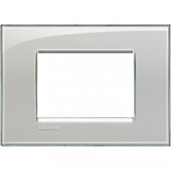 Ll - Placca 3P Grigio Ghiaccio ( BTICINO cod. LNA4803KG )