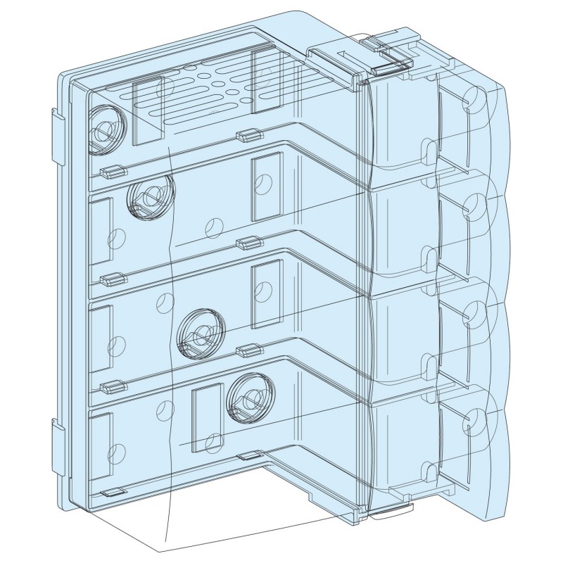 Blocco Alimentatore Powerclip Ins-Ns250 H Ex-04060 ( SCHNEIDER cod. LVS04060 )