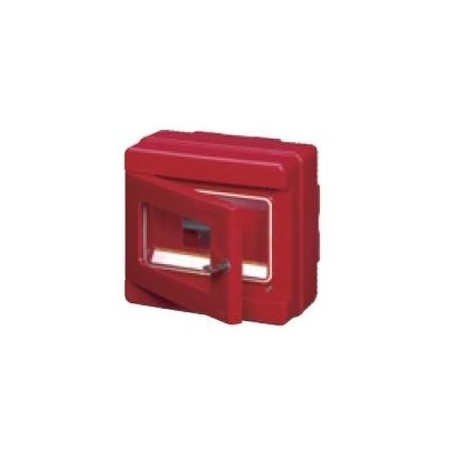 Centralino Emergenza Ip56 Rosso 8 Mod. ( ELETTROCANALI cod. EC64008 )