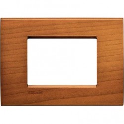 Ll - Placca 3P Ciliegio Americano ( BTICINO cod. LNA4803LCA )