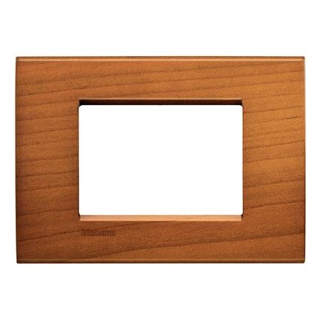 Ll - Placca 3P Ciliegio Americano ( BTICINO cod. LNA4803LCA )