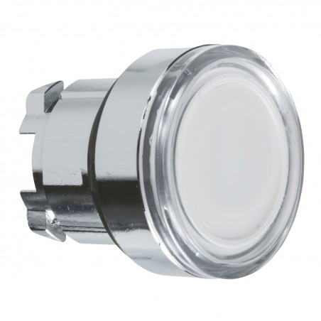 Testa Pulsante Luminoso Bianco Led ( SCHNEIDER cod. ZB4BW313 )