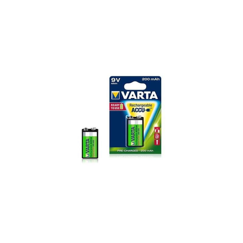 9V (9 Volt) X 1 (200 Mah) ( VARTA cod. 56722101401 )