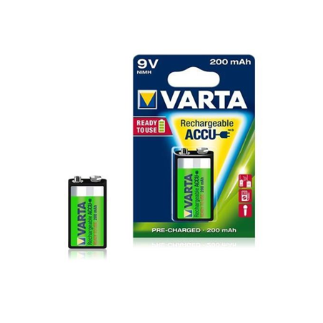 9V (9 Volt) X 1 (200 Mah) ( VARTA cod. 56722101401 )