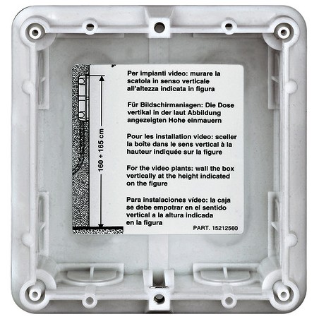 Scatola Da Incasso 1 Modulo ( BTICINO cod. 350010 )