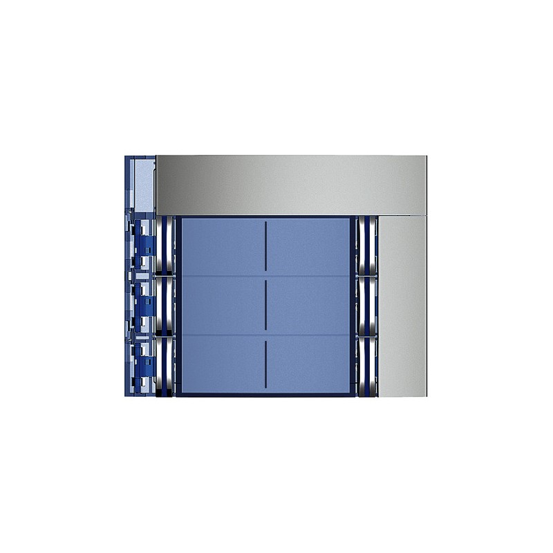 Frontale 6 Pulsanti Doppia Fila Allmetal ( BTICINO cod. 352161 )