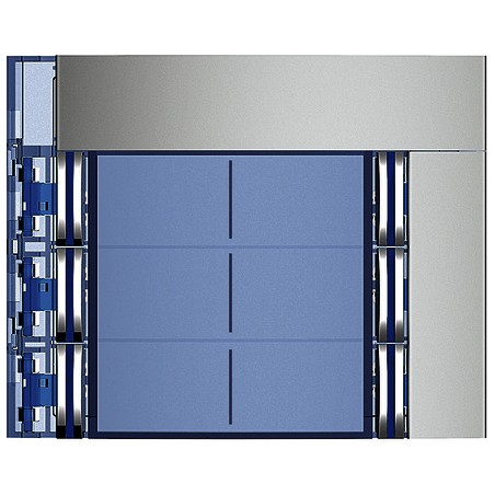 Frontale 6 Pulsanti Doppia Fila Allmetal ( BTICINO cod. 352161 )