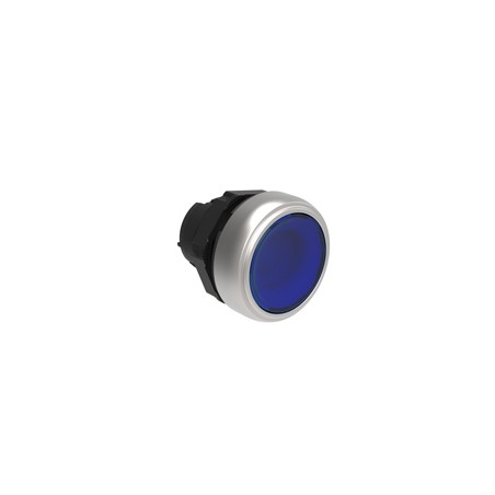 Pulsante Luminoso Rasato Blu ( LOVATO cod. LPCBL106 )