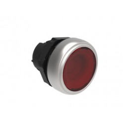 Pulsante Luminoso Rasato Rosso ( LOVATO cod. LPCBL104 )