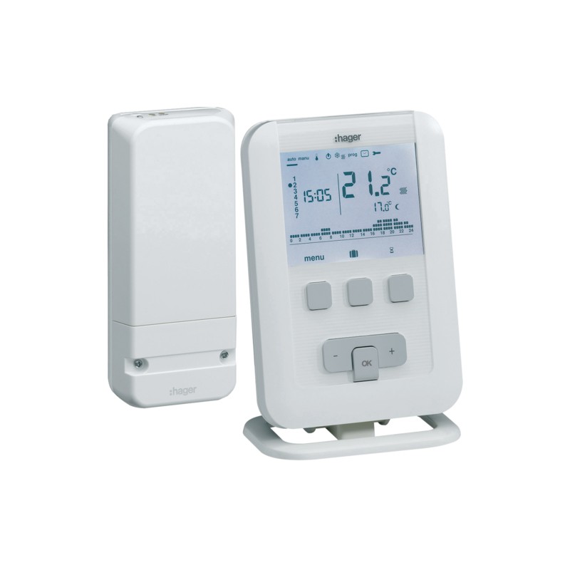 Kit Cronotermostato Digi3 Radio Sett/Giorn ( HAGER cod. EK560 )