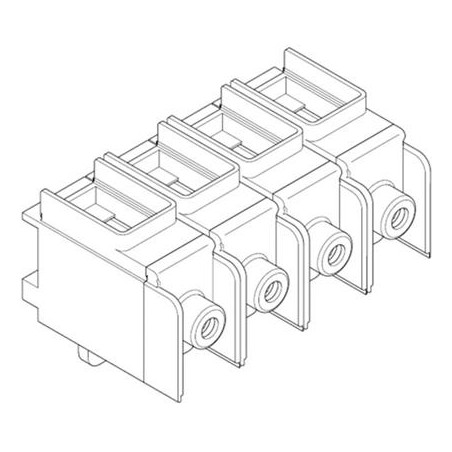 Morsetto Esterno 160A Gamma Europa 4Pz ( BTICINO cod. M7X17 )