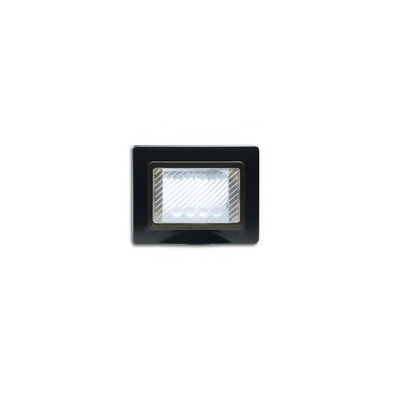 Placca Ip55 Nera Membrana    S44 3M ( AVE cod. 44SP03GSL )