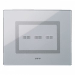 Placca Veratouch Grigio Argen. 3Com ( AVE cod. 44PVTC3GO )