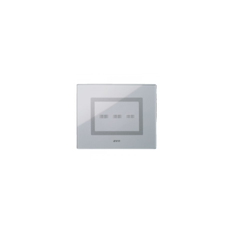 Placca Veratouch Grigio Argen. 3Com ( AVE cod. 44PVTC3GO )