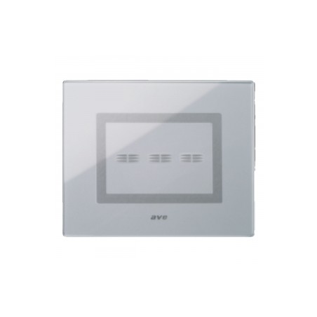 Placca Veratouch Grigio Argen. 3Com ( AVE cod. 44PVTC3GO )