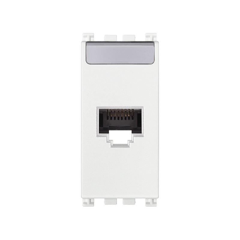 Presa Rj45 Netsafe Cat5E Utp Bianco ( VIMAR cod. 19339.11.B )