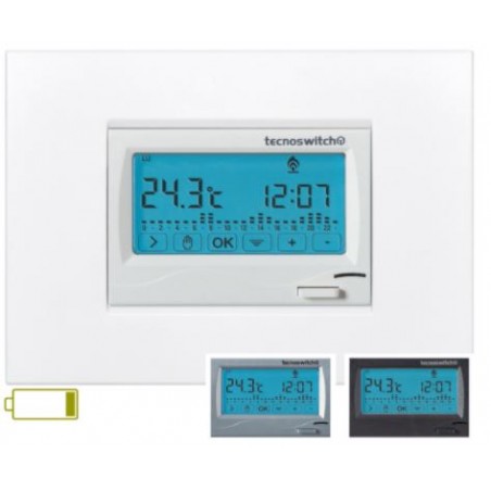 Cronotermostato Touch Settiman Cromo ( TECNOSWITCH cod. CR615CR )