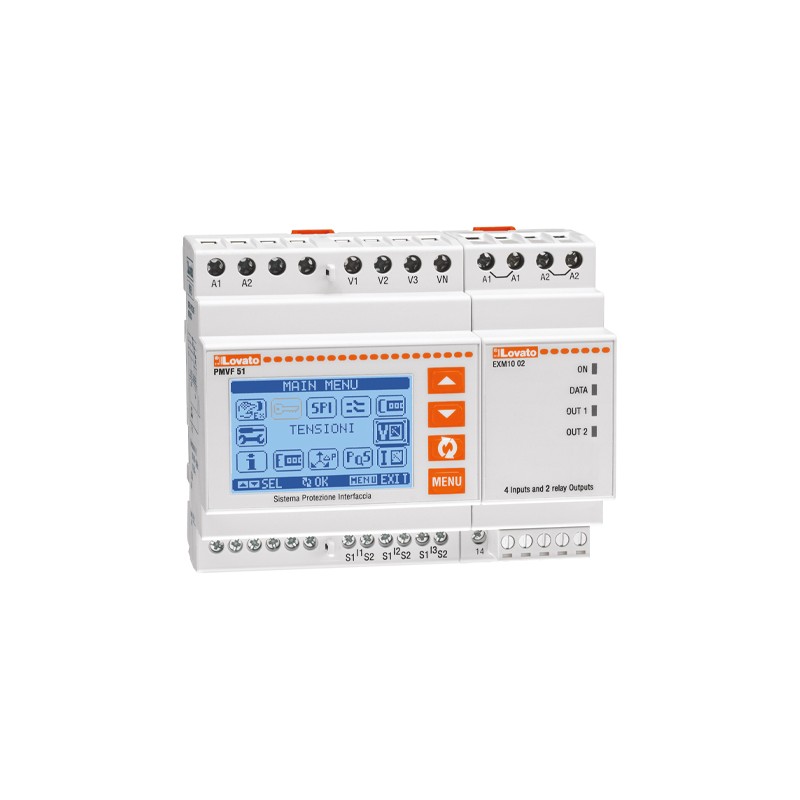 Rele' Prot.Interf. Cei 0-21 6Moduli ( LOVATO cod. PMVF51 )