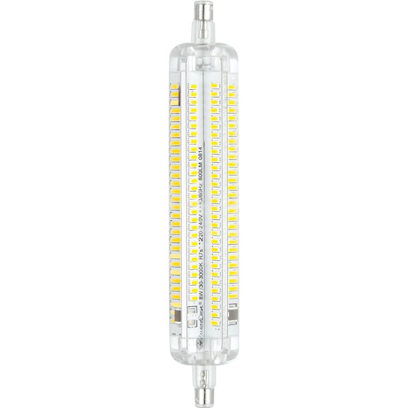 Lineare Led 360 8W 230V R7S 117Mm 4000°K ( MARINO CRISTAL cod. 21140 )