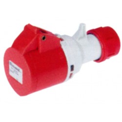 Presa Mobile Diritta Ip44 380V 3P+N+T 32A ( ELETTROCANALI cod. EC69088 )