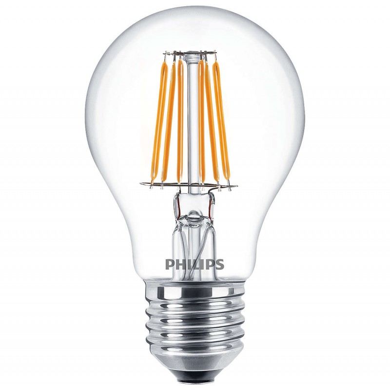 Led Filament Goccia 7,5W/60W E27 Ww A60 Cl Nd 1Ct ( PHILIPS cod. PHILED60 )