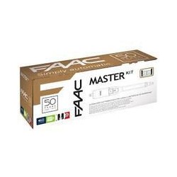Kit Automazione Cancello Battente Master Kit 230V L. Led ( FAAC cod. 10441550 )