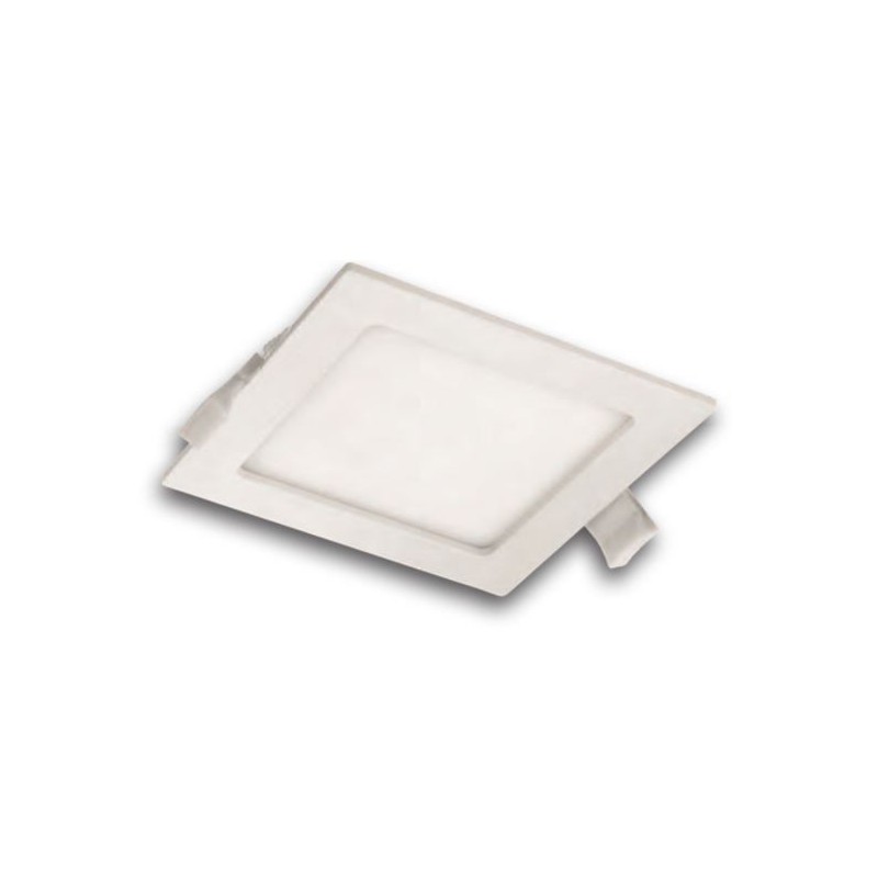 Faro Led Quadrato Incas. 6W 230V 4000°K ( LAMPO cod. SQLED6WBN )